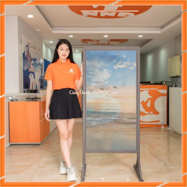Ảnh demo 3D của mã tranh dán kính TK-V6