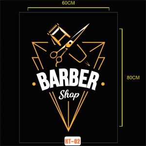 Deccal Sticker Barber Shop mã KT-02