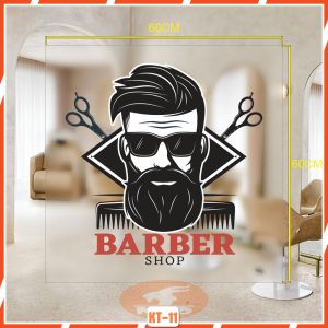 Deccal Sticker Barber Shop mã KT-11