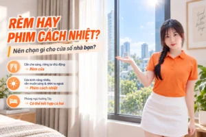 So sánh rèm cửa và phim cách nhiệt cho cửa sổ nhà ở