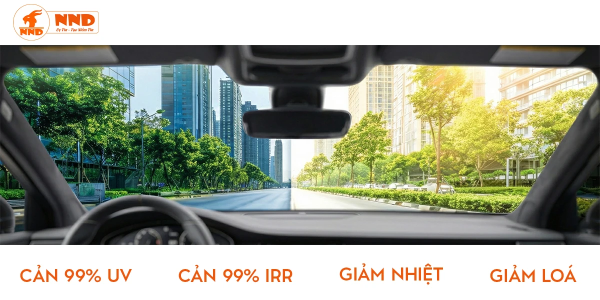 Ngăn chặn tới 99% tia UV có hại, bảo vệ da và mắt khi lái xe