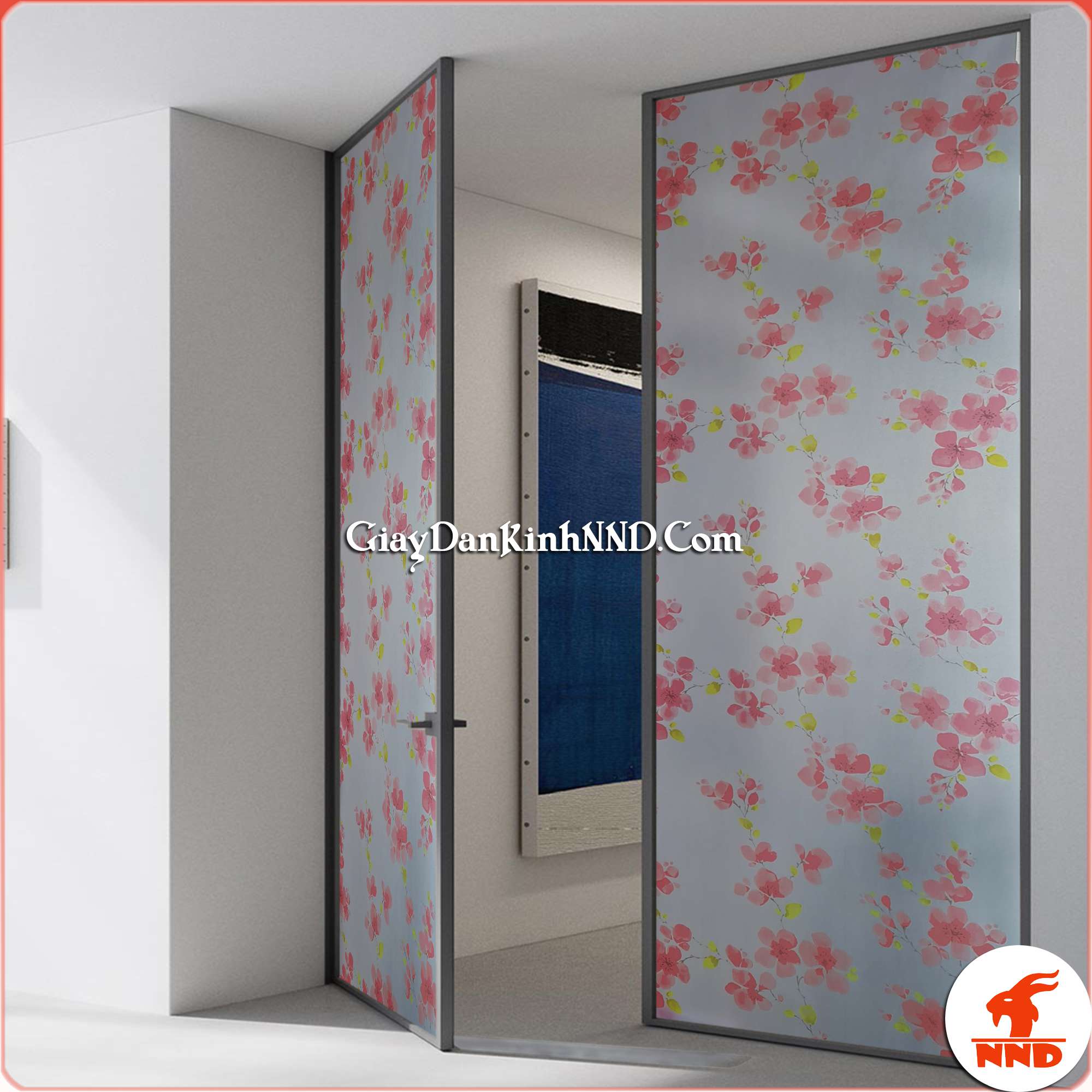 Decal hoa đào dán kính - giấy dán kính hoa đào trang trí cửa kính đẹp Decal hoa đào dán kính - giấy dán kính hoa đào trang trí cửa kính đẹp