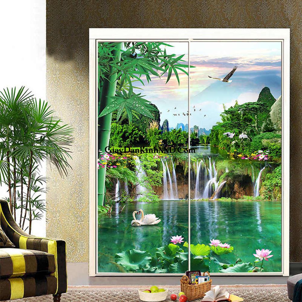 Tranh dán kính cho spa hướng về thiên nhiên luôn là lựa chọn an toàn nhất Tranh dán kính cho spa hướng về thiên nhiên luôn là lựa chọn an toàn nhất