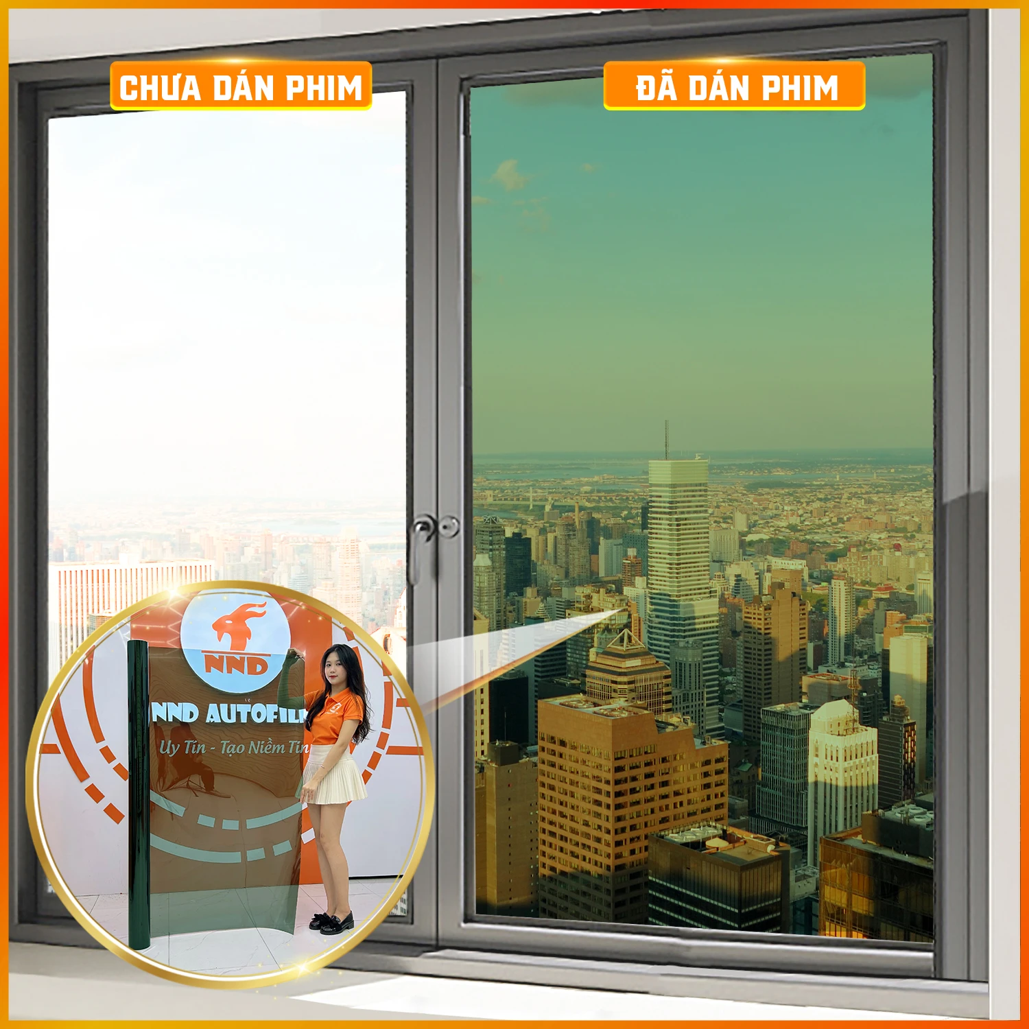 Phim cách nhiệt màu trà 3M - GG15