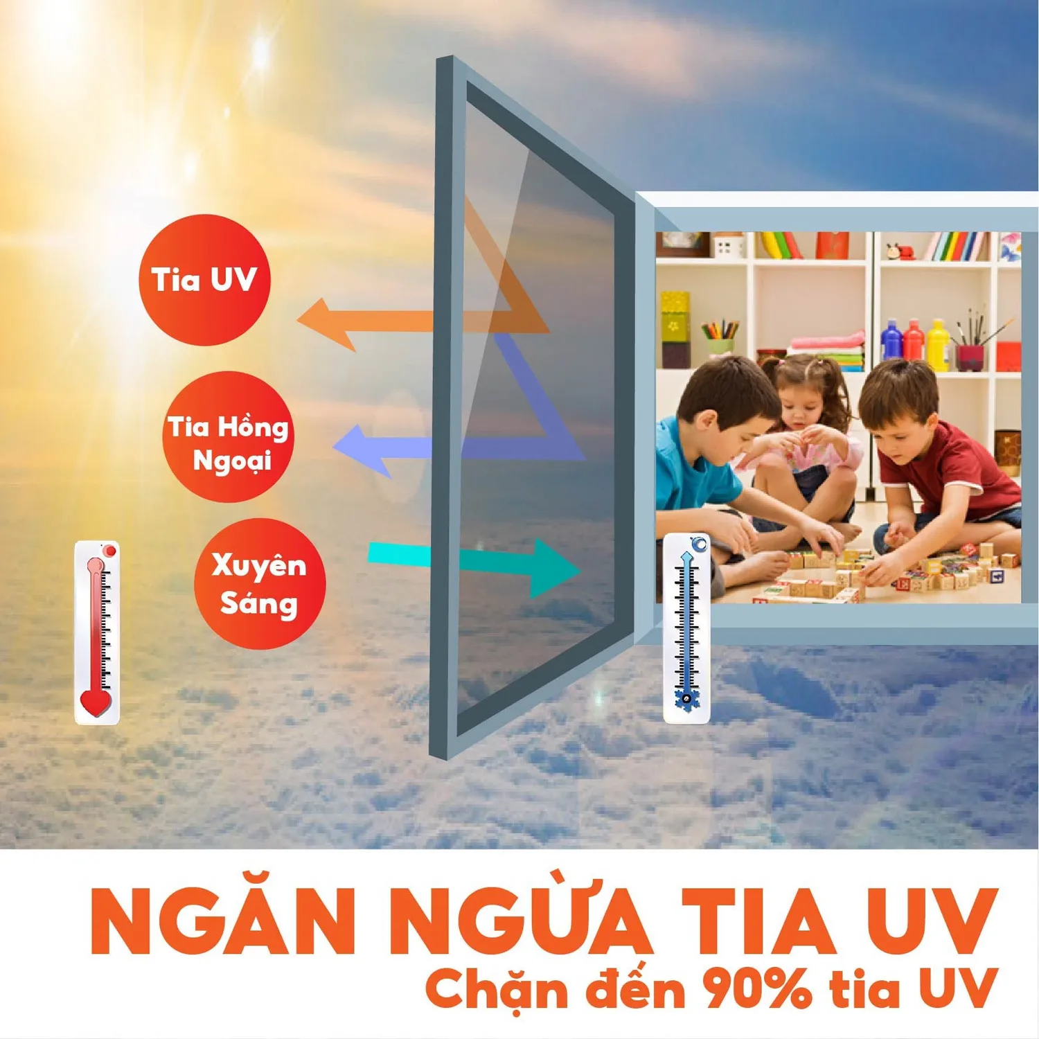 Phim dán kính Smoke Black 35 - SB35