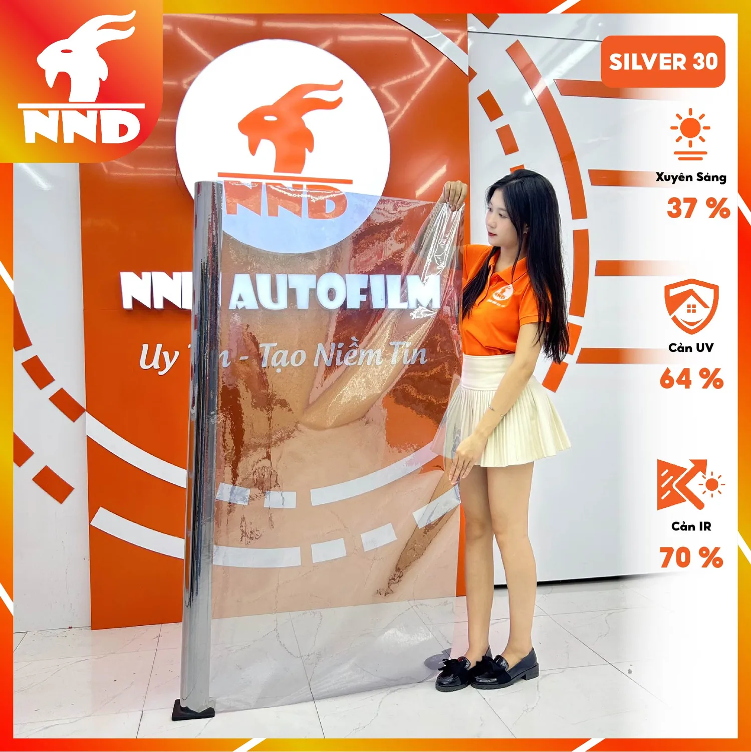 Phim cách nhiệt 3M Silver Color 30 - Silver30