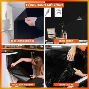 Decal đen được sử dụng nhiều mục đích khác nhau
