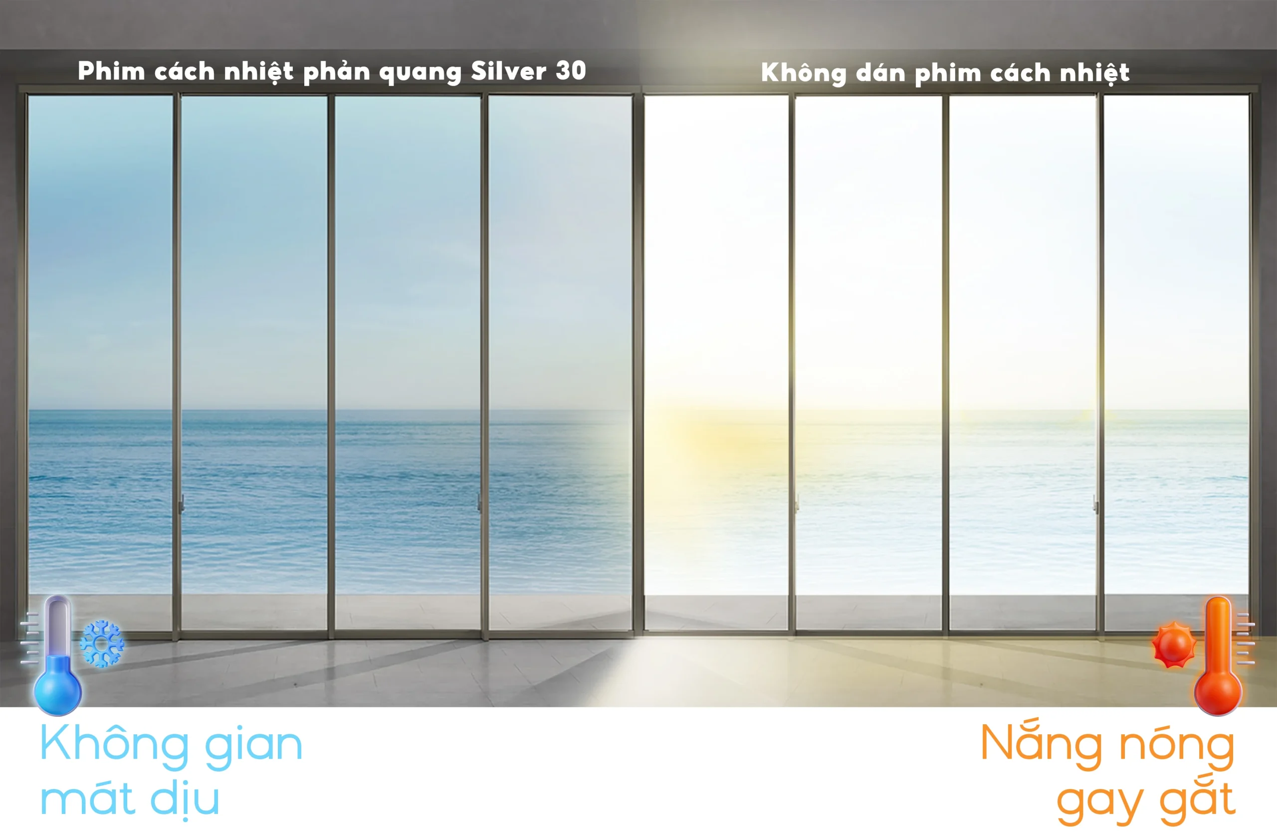 Phim cách nhiệt 3M Silver Color 30 - Silver30