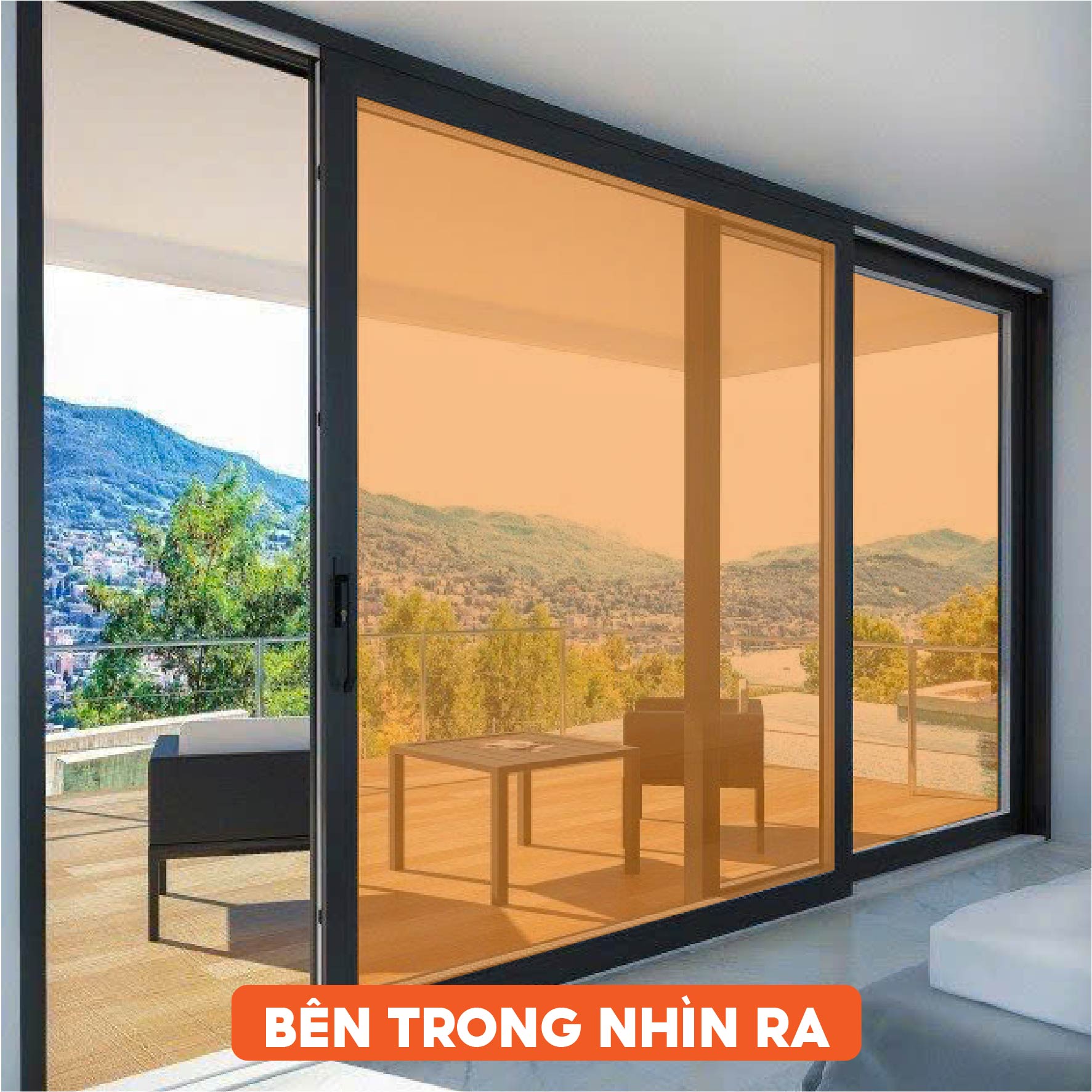 Phim dán kính màu cam mã BC-25OR