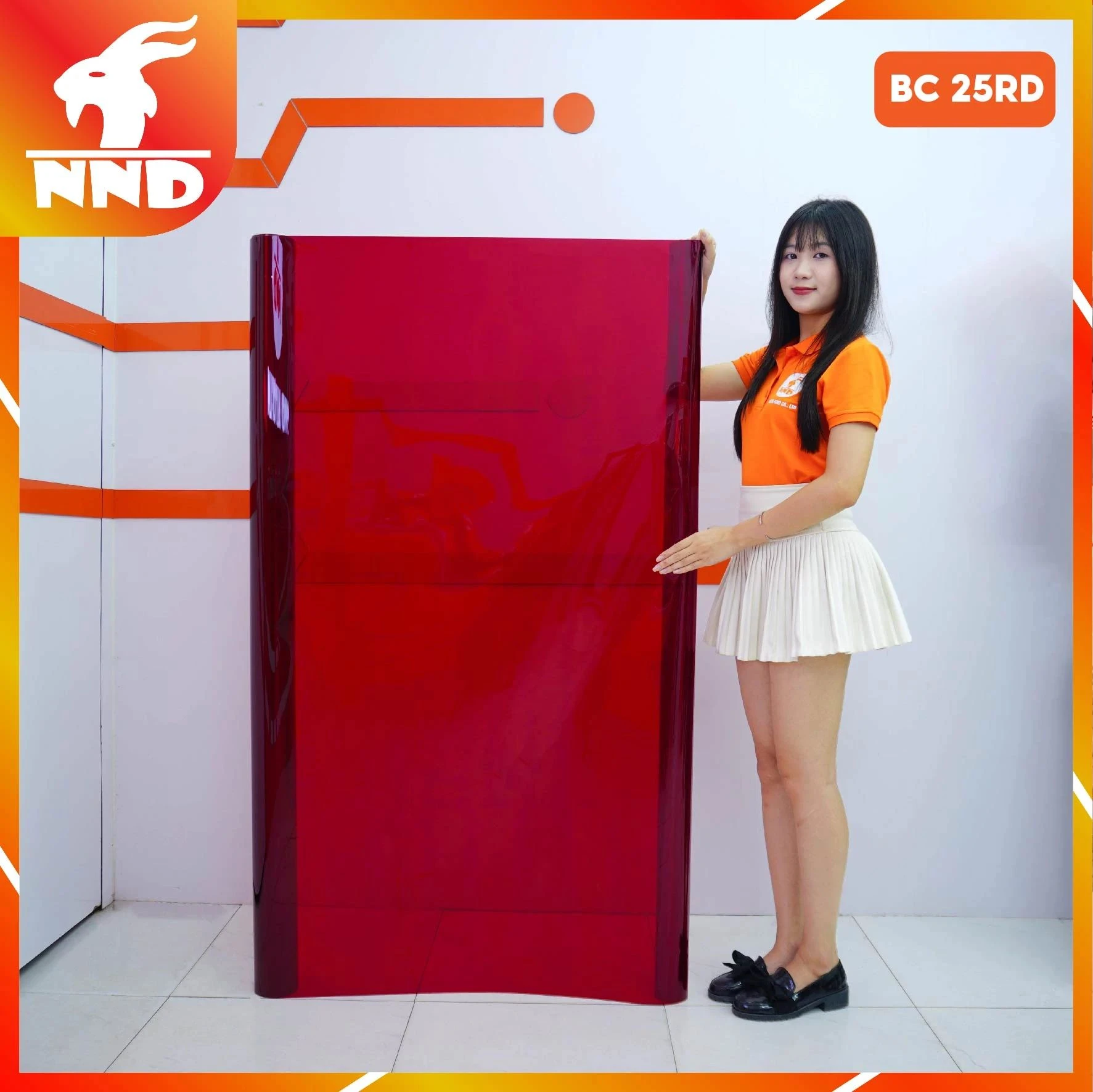 Phim dán kính màu đỏ mã BC-25RD