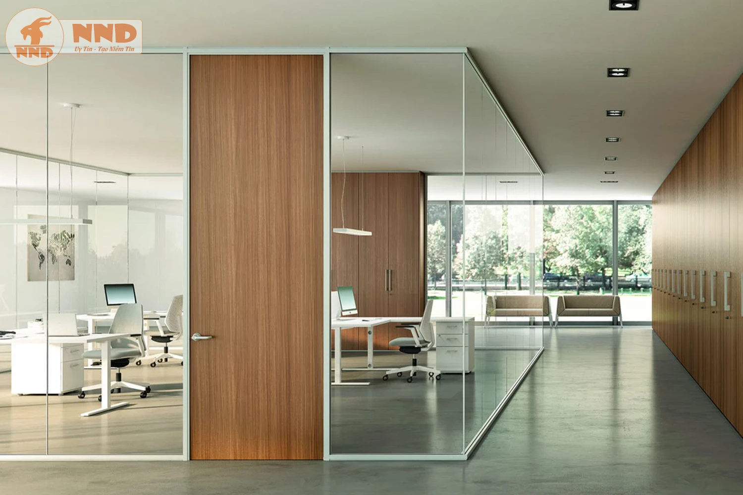 Vách kính phòng dán mẫu kính BC-25RD