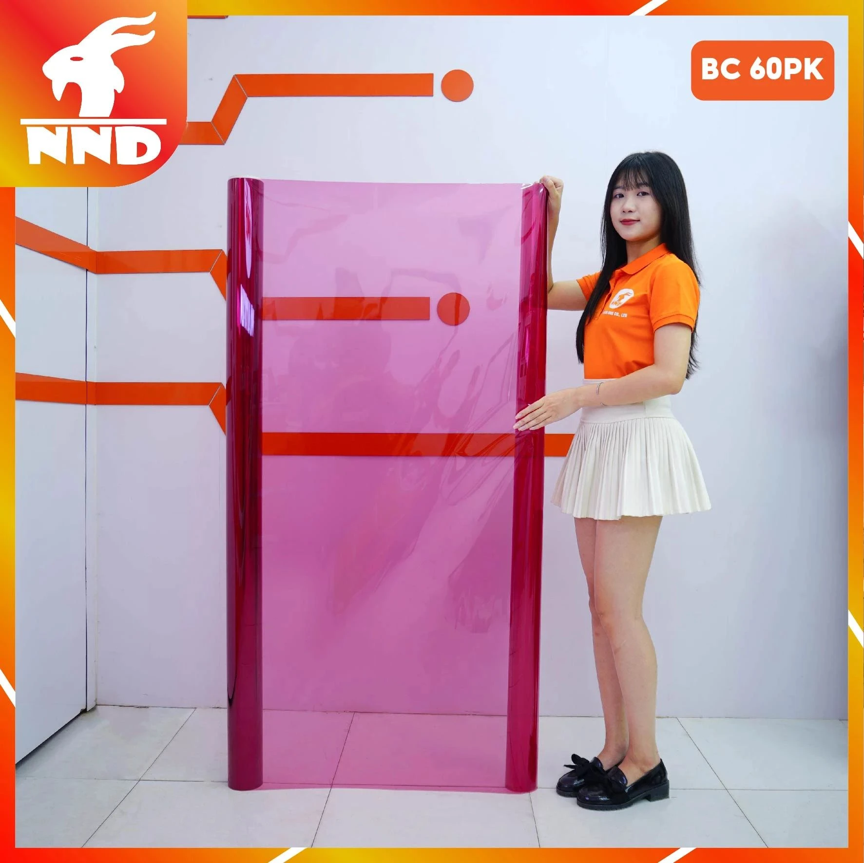 Phim dán kính màu hồng mã BC-60PK