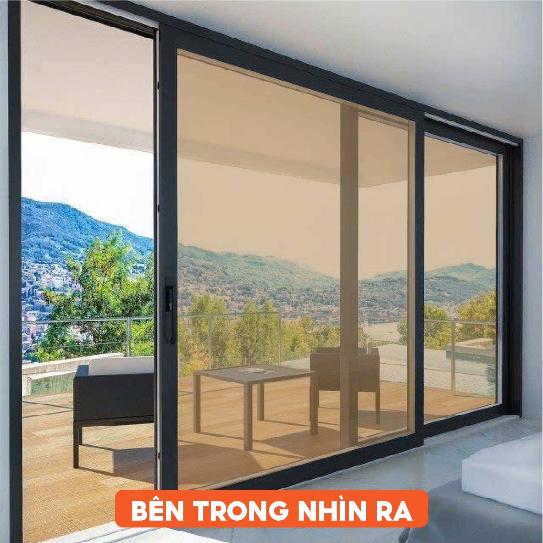 Phim dán kính màu trà mã BC-20T