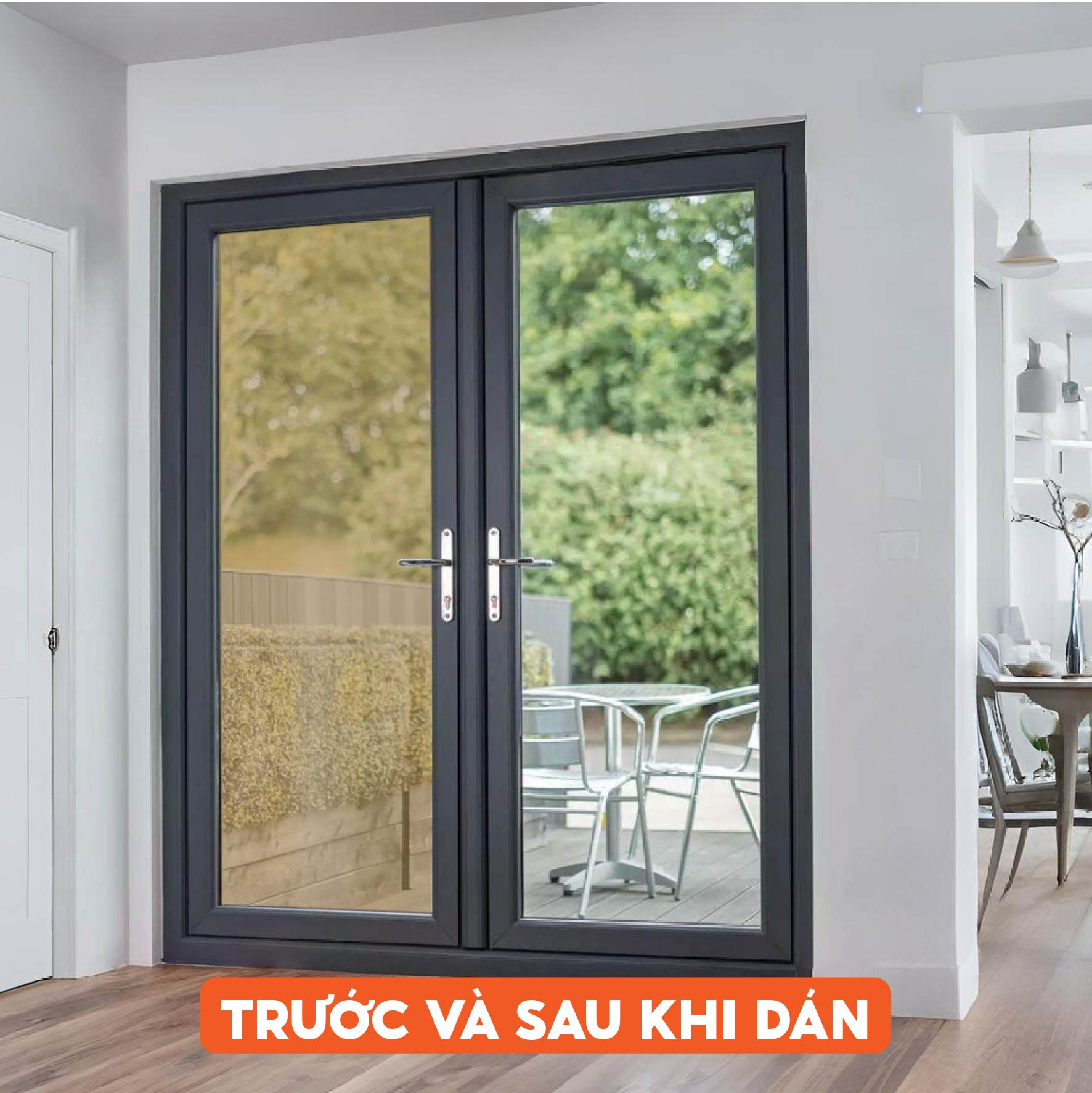 Phim dán kính màu trà mã BC-20T