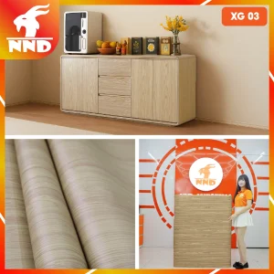 Decal vân gỗ màu vàng đậm mã XG-03