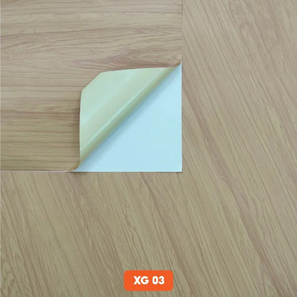 Decal vân gỗ màu vàng đậm mã XG-03