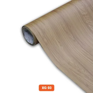 Decal vân gỗ màu vàng đậm mã XG-03