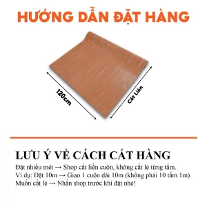 Decal vân gỗ màu đỏ nhạt mã XG-04