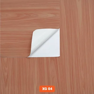 Decal vân gỗ màu đỏ nhạt mã XG-04