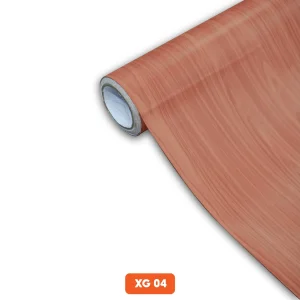 Decal vân gỗ màu đỏ nhạt mã XG-04