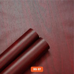 Decal vân gỗ màu đỏ đô mã XG-07