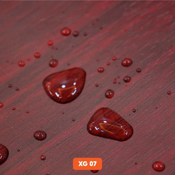 Decal vân gỗ màu đỏ đô mã XG-07