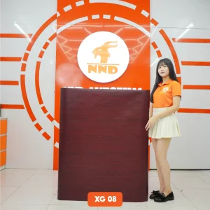 Decal vân gỗ màu đỏ tươi mã XG-08