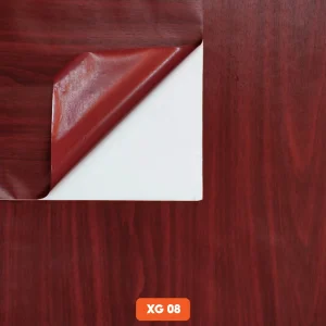 Decal vân gỗ màu đỏ tươi mã XG-08