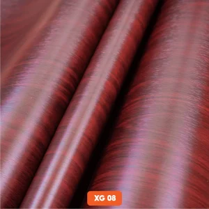 Decal vân gỗ màu đỏ tươi mã XG-08