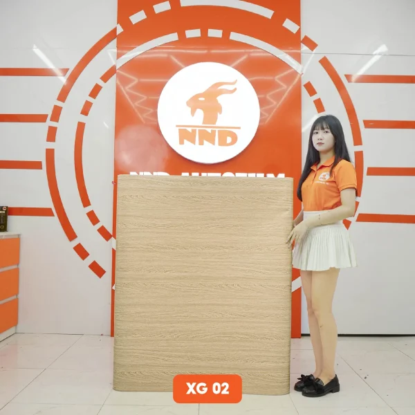 Decal vân gỗ màu vàng nhạt mã XG-02