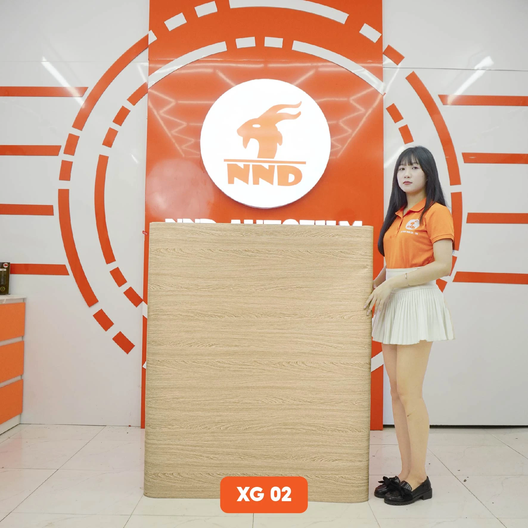 Decal vân gỗ màu vàng nhạt mã XG-02
