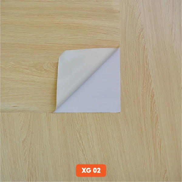 Decal vân gỗ màu vàng nhạt mã XG-02