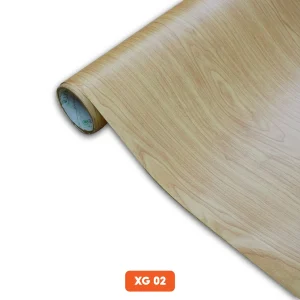 Decal vân gỗ màu vàng nhạt mã XG-02
