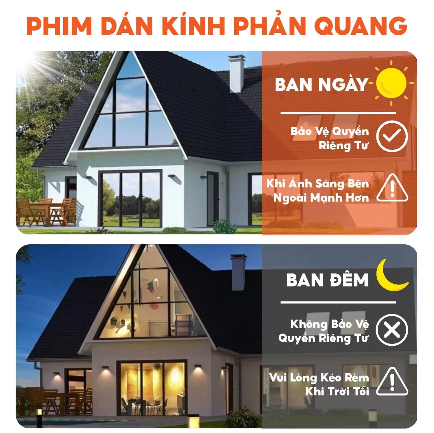 Phim Cách Nhiệt Silver05 - Phản quang màu bạc siêu chống nắng