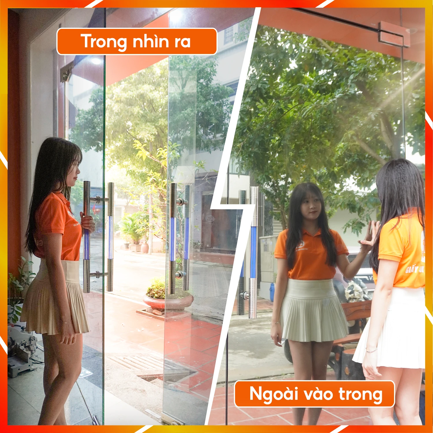 Hai góc nhìn trong ra ngoài và ngoài vào trong.