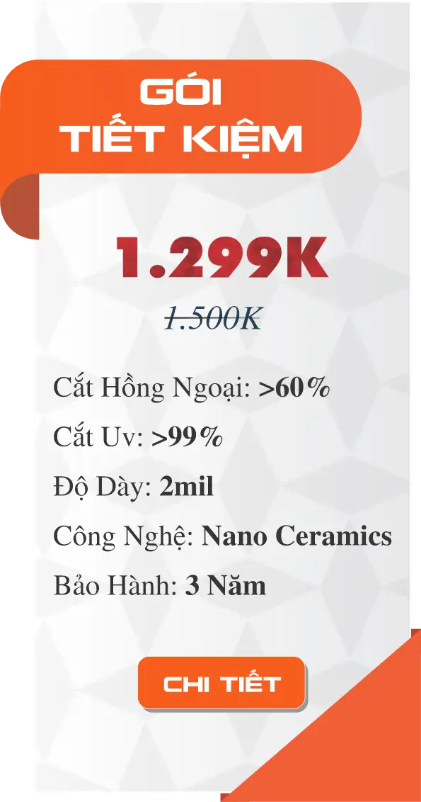 Gói phim cách nhiệt ô tô giành riêng cho xe 5 chỗ gói tiết kiệm