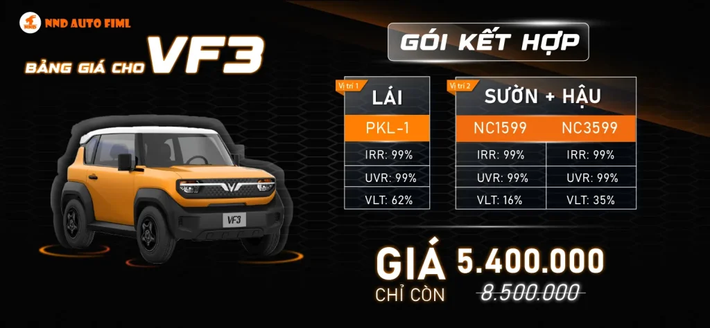 báo giá xe VF3