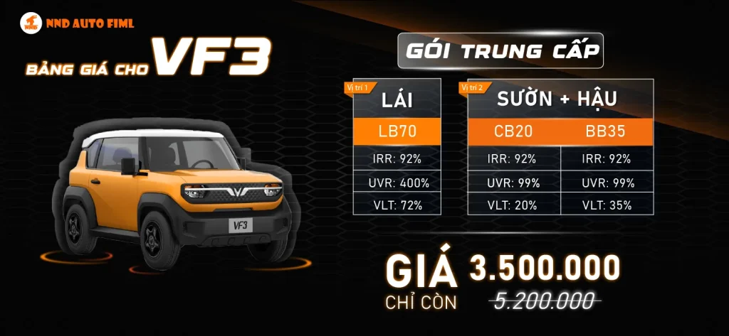 báo giá xe VF3