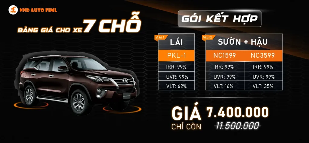 báo giá xe 7 chỗ