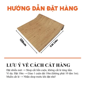 Decal vân gỗ cao cấp màu gỗ sồi sáng mã PVG-02