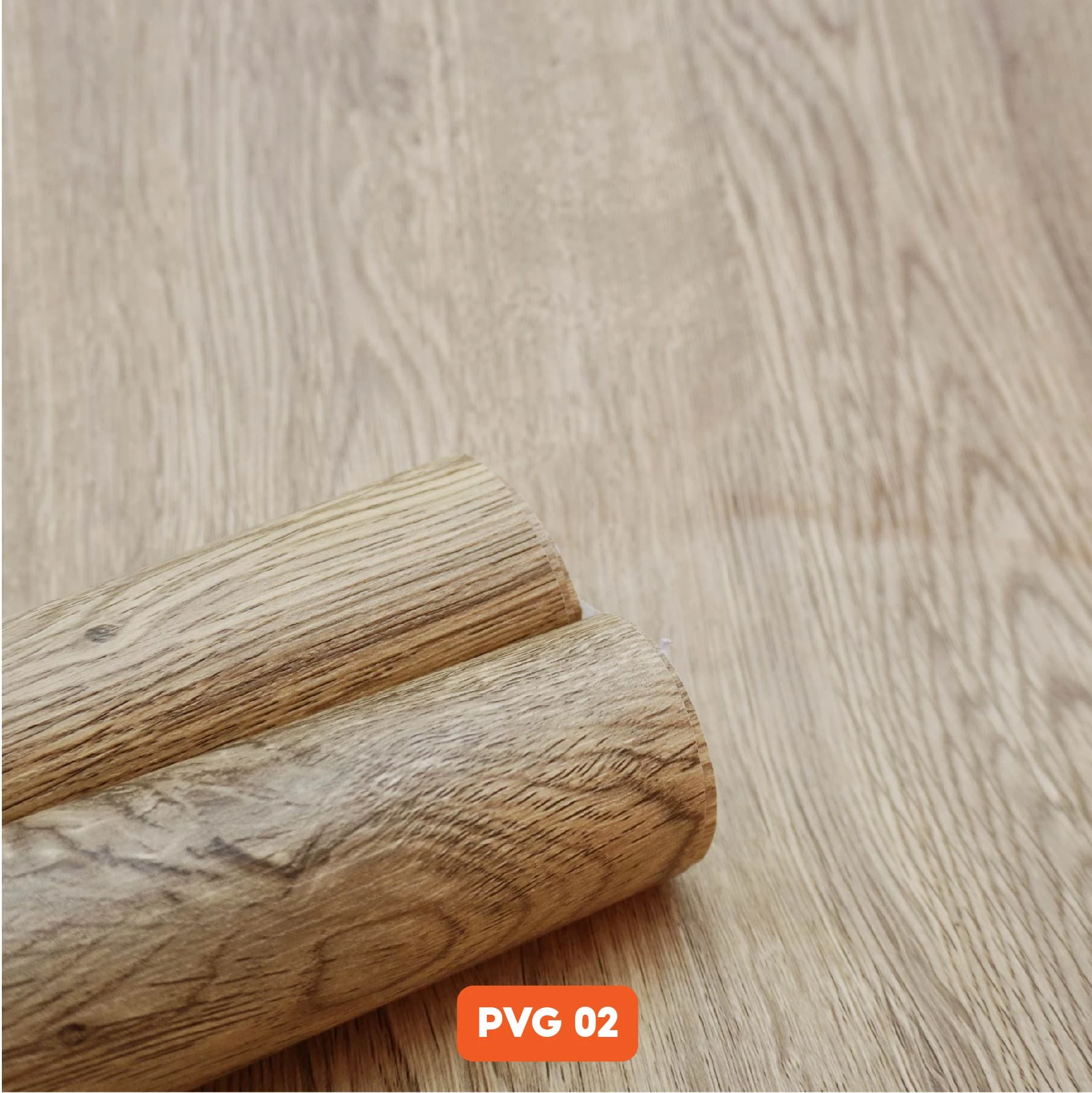 Decal vân gỗ cao cấp màu gỗ sồi sáng mã PVG-02
