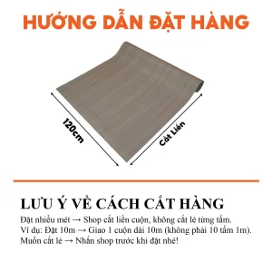 Decal vân gỗ cao cấp Sồi Trắng mã PVG-05