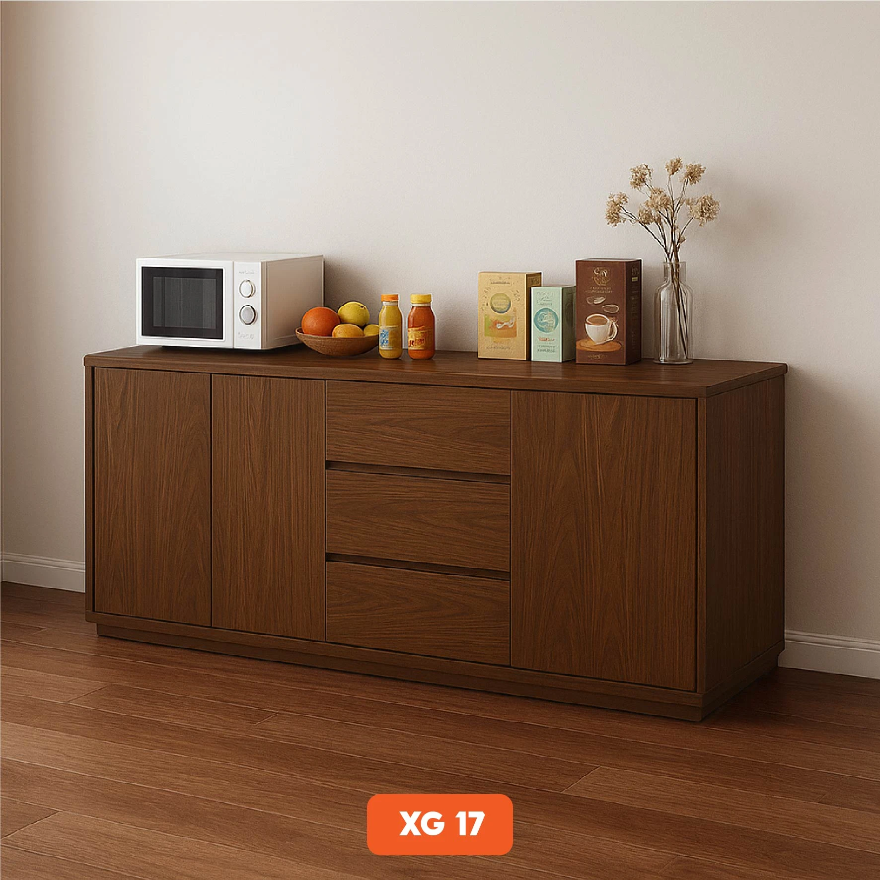 Decal vân gỗ màu gỗ Óc Chó mã XG-17