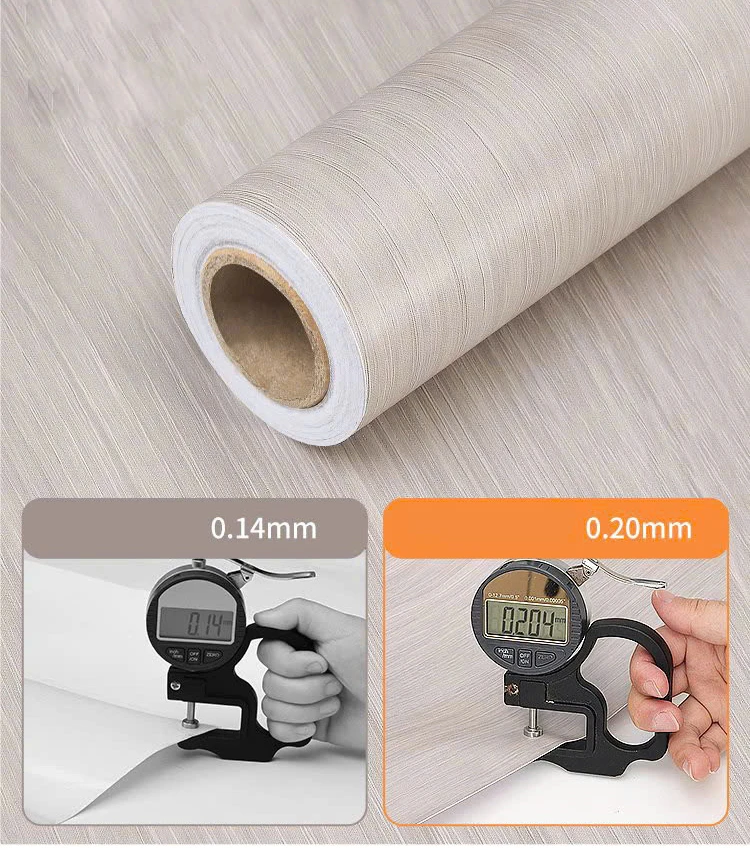Mẫu decal vân gỗ PVG-03 mang sắc nâu trầm ấm