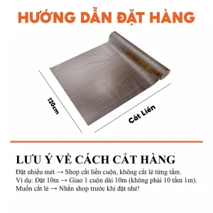 Decal vân gỗ mẫu D7