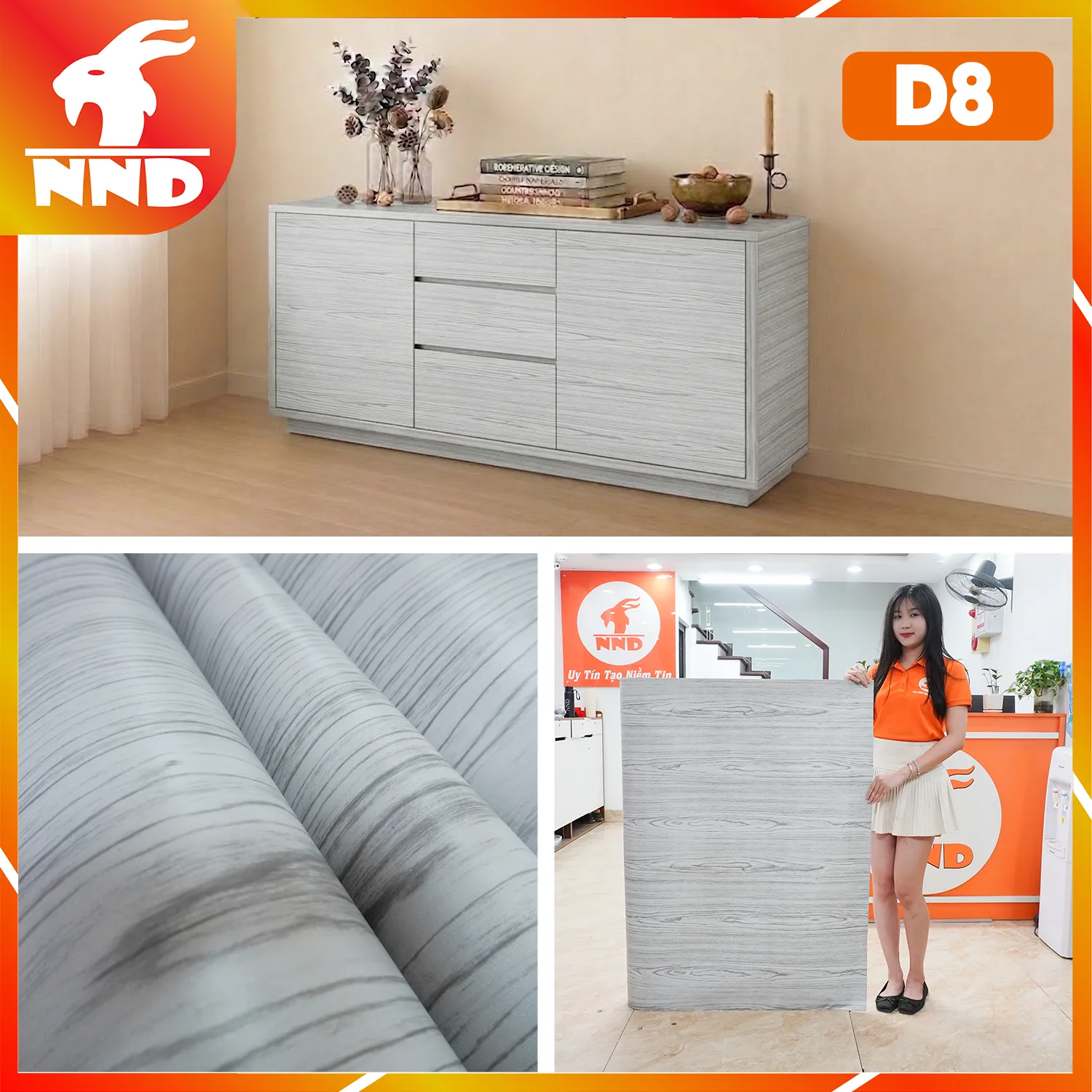 Vân Gỗ D8