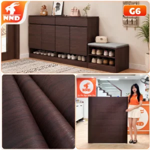 Decal vân gỗ màu nâu đỏ mã G6