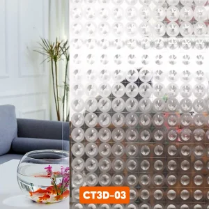 Tạm biệt nắng gắt và ánh nhìn tò mò chỉ với 1 bước dán. Mẫu ô tròn 3D có sẵn, che khuyết điểm cửa kính cực đỉnh!