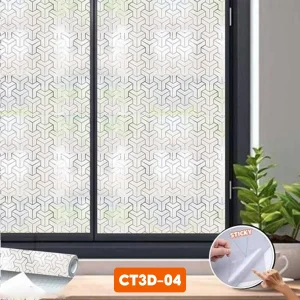 Kín đáo nhưng không hề đơn điệu. Lớp decal dày dặn, hoa văn nổi khối giúp che chắn tầm nhìn 100% mà vẫn đón sáng cực đỉnh.