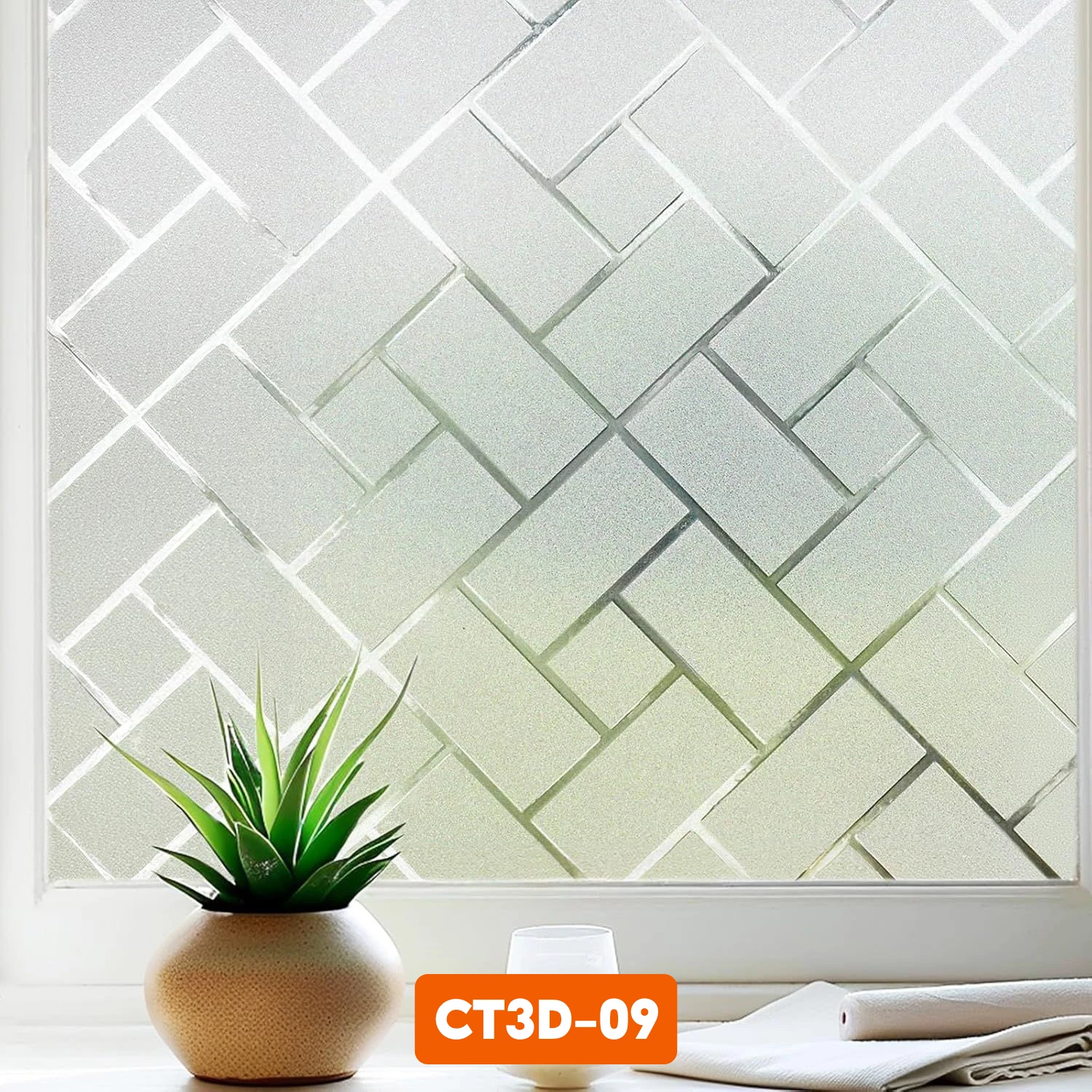 Giải pháp chắn sáng thông minh. Decal giúp làm dịu ánh nắng gắt nhưng không làm tối phòng, tạo ra luồng ánh sáng dễ chịu.